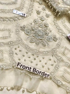 Maria B Luxury Embroidered Chiffon 3PC Unstitched Suit AB