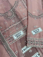 ASIM JOFA Chiffon Embroidered Sequin Luxury Unstitched Maxi 3-Piece MR