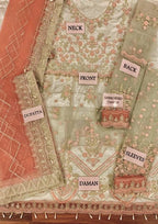 Emaan Adeel Luxury Embroidered Net Maxi 3PC Unstitched Suit MR
