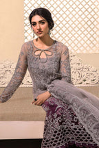 Maria B Organza Embroidered Hand-Embellished Luxury Collection 3-Piece Unstitched Suit MR