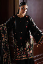 Dhanak fabric– Winter Collection 2025 - 3-piece luxury unstitched suit FBL