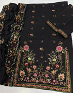Dhanak fabric– Winter Collection 2025 - 3-piece luxury unstitched suit FBL