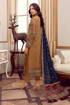 Adan Libas Organza Embroidered Party Wear Collection- 3-Piece Unstitched Suit MR