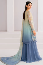 Jazmin Chiffon Embroidered Sequence Luxury Collection -3-piece unstitched suit MR