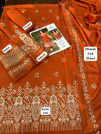 Winter 2025 Hot Collection  Premium Dhanak -3-Piece Suit AB