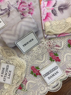 ASIFA NABEEL Shamooz Silk Embroidered &amp; Hand-Embellished Luxury Unstitched 3-Piece MR