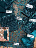 Kanwal Malik’s Organza Embroidered Luxury Unstitched 3-Piece Suit MR