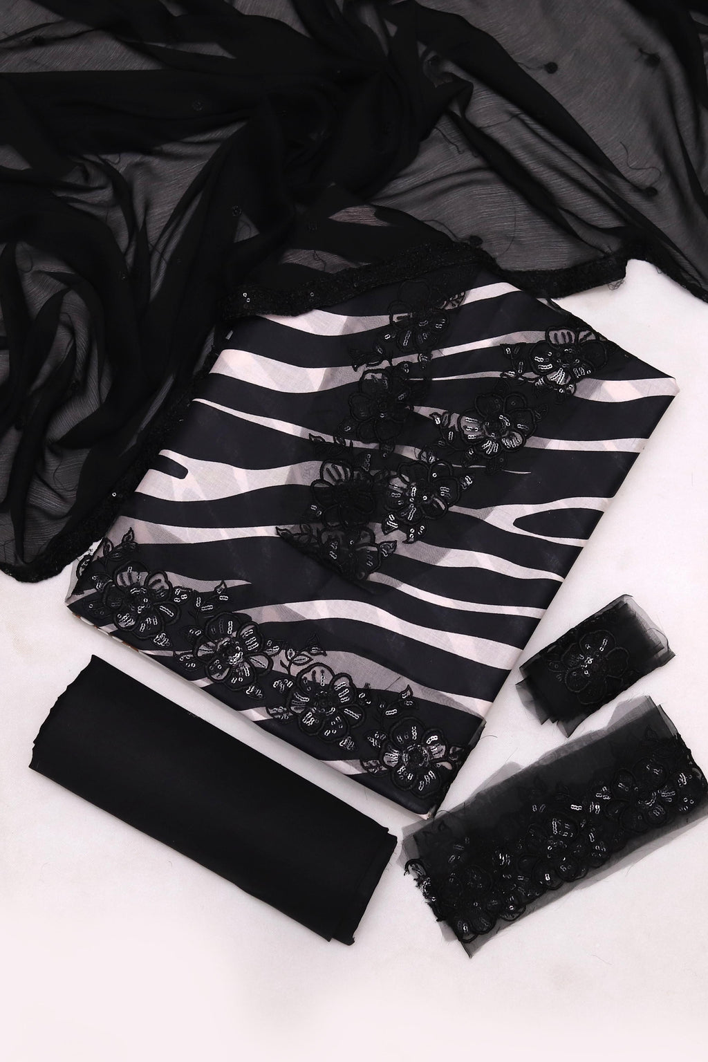 💍 WEDDING COLLECTION 2025 💍  Premium Silk Fabric – 3PC Unstitched Suit AB