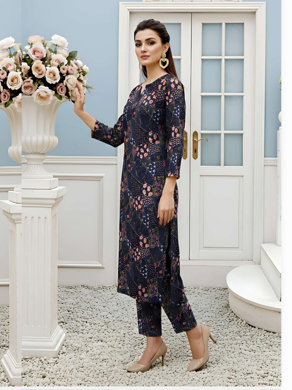 ❄ PREMIUM WINTER COLLECTION – ELEGANCE EDITION ❄  High-Quality Khaddar 2PC Printed Suit FBL