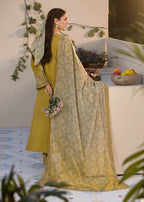 Winter Collection | Premium Dhanak 3PC Embroidered Suit TSC