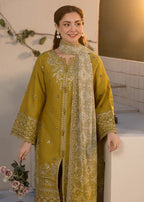Winter Collection | Premium Dhanak 3PC Embroidered Suit TSC