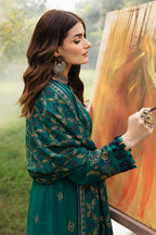RAMSHA – WINTER 2025 HOT COLLECTION Premium-3-Piece Unstitched Dhanak Suit AB